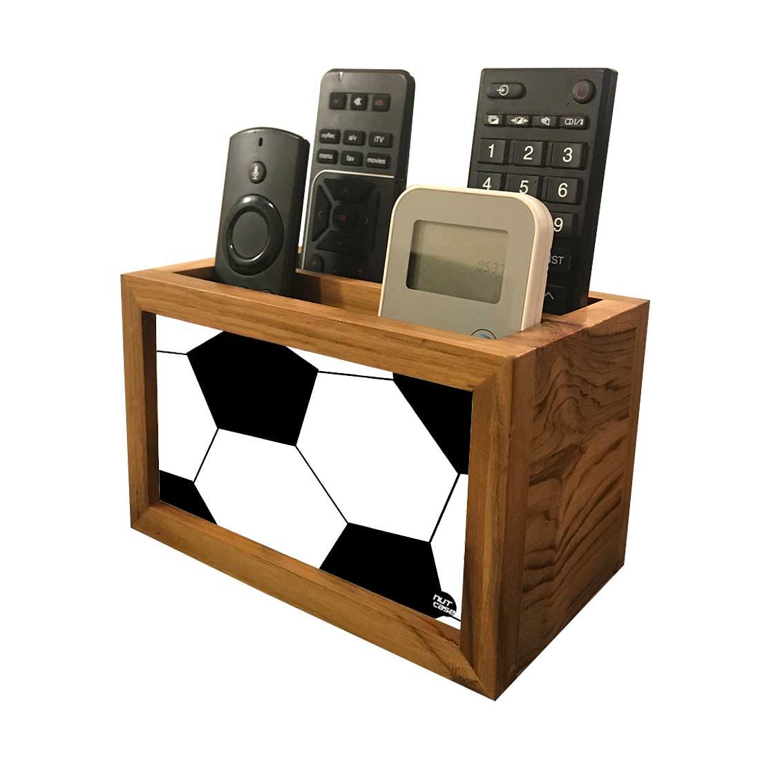 Trendy Tv Remote Caddy For TV / AC Remotes -  Football Nutcase