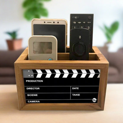 Black Remote Control Holder For TV / AC Remotes -  Filmy Nutcase