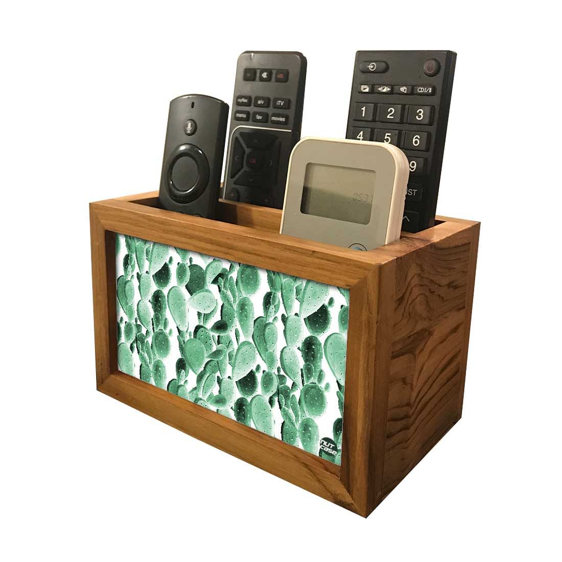 Organizer For TV AC Remotes -Cactus Green Nutcase