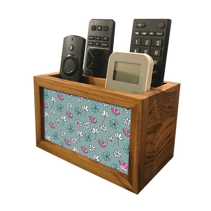 Organizer For TV AC Remotes - VINTAGE FLOWER PATTERN Nutcase