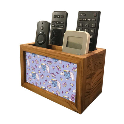 Organizer For TV AC Remotes - Polar Bear Riding Nutcase