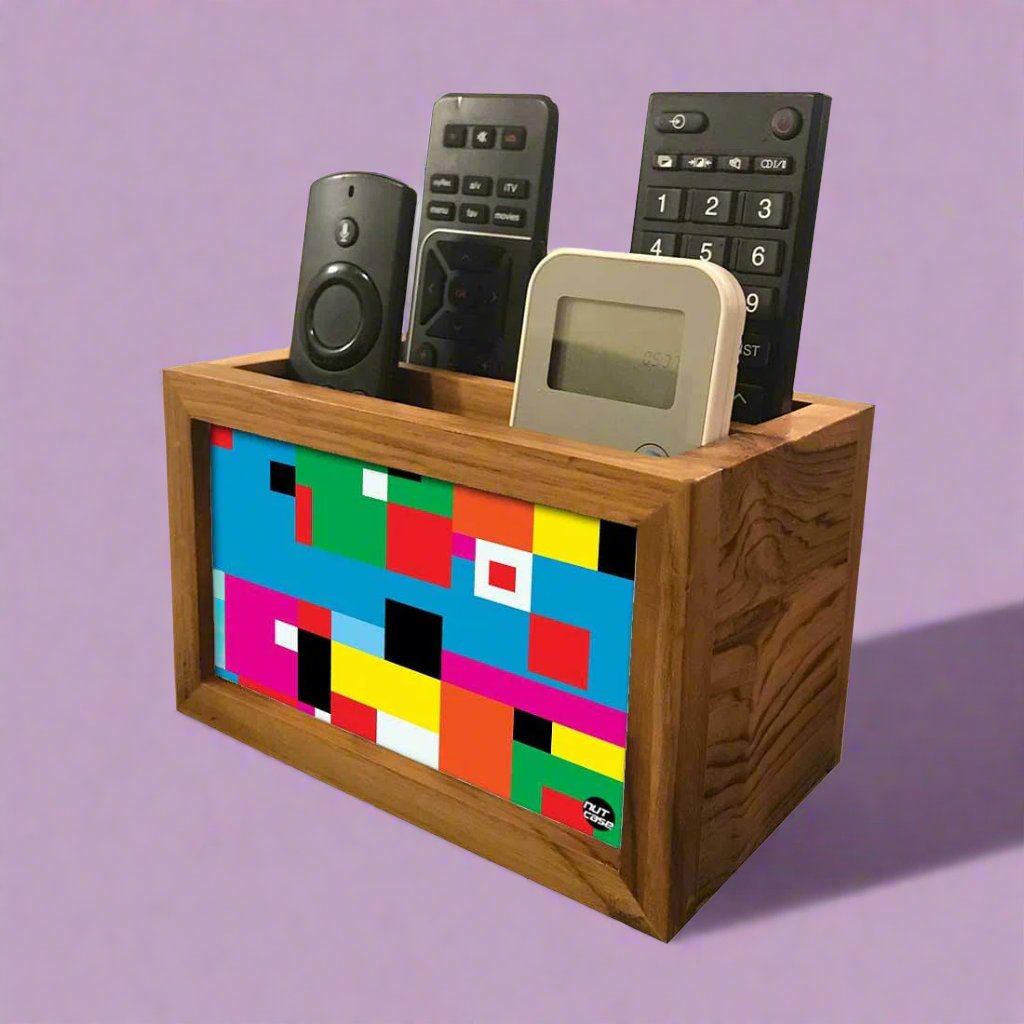 Cool Remote Control Holder For TV / AC Remotes -  Colorful Box Nutcase