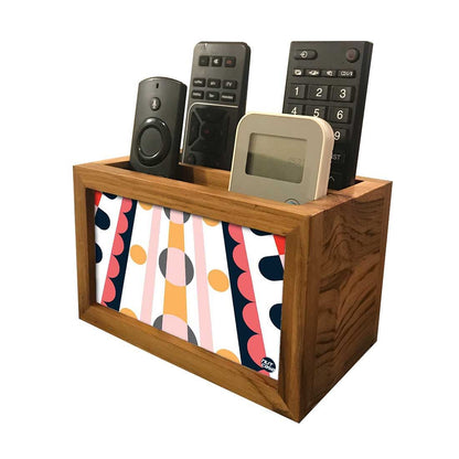 Budget Friendly Remote Holder For TV / AC Remotes -  Dot Pattern Nutcase