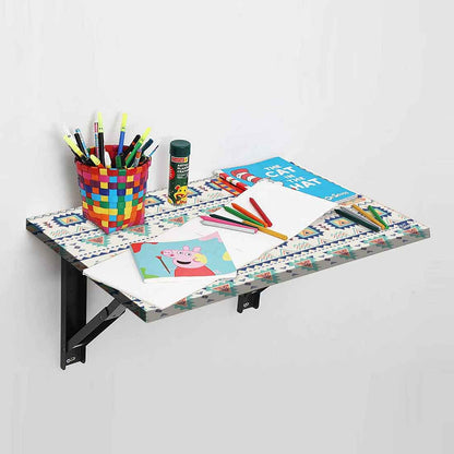 Wall Table for Study Printed Kids  - Aztec Nutcase