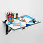 Wall Mounted Study Table for Work From Home - Blue Lines Nutcase