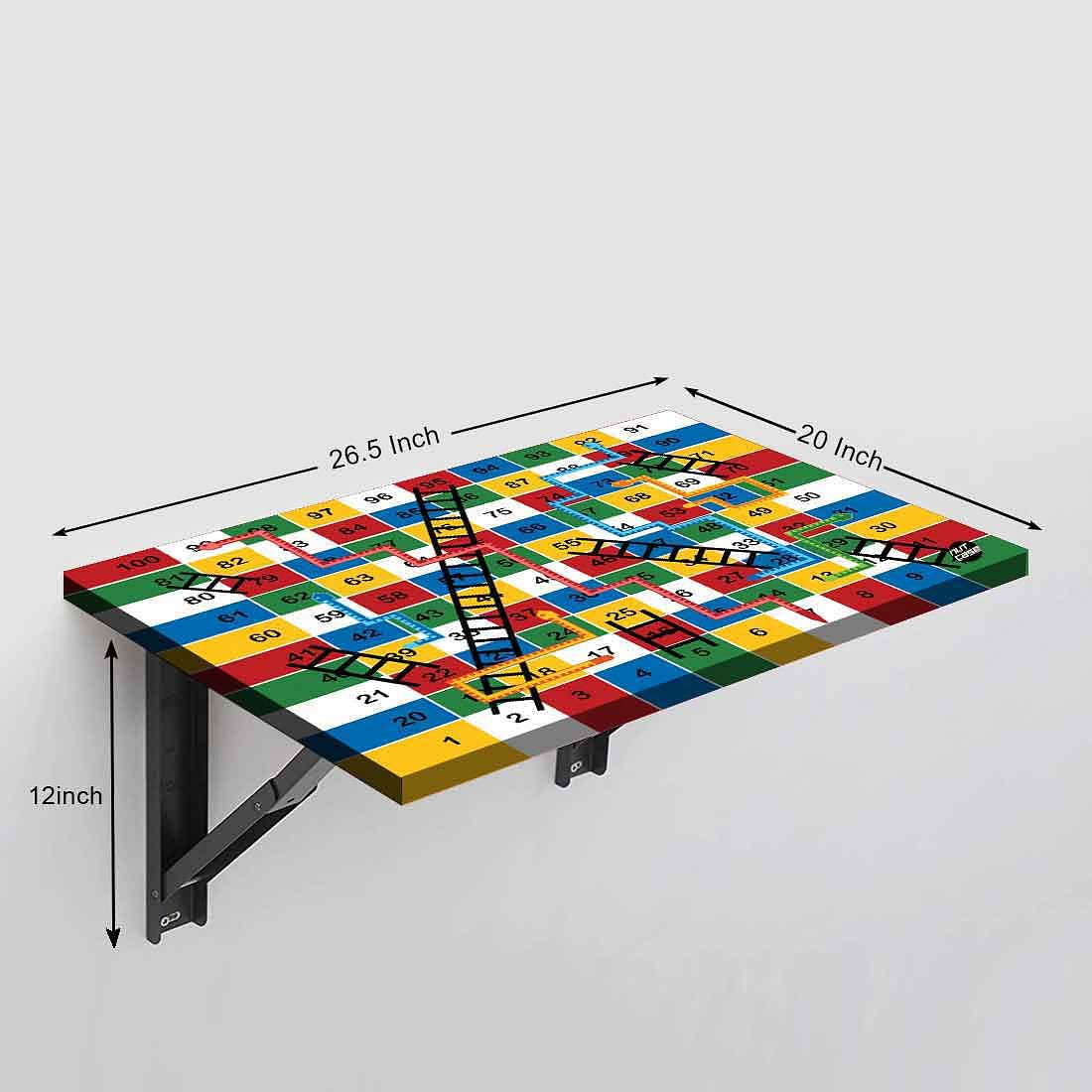 Wall Mounted Table for WFH - Snakes Ladder Nutcase