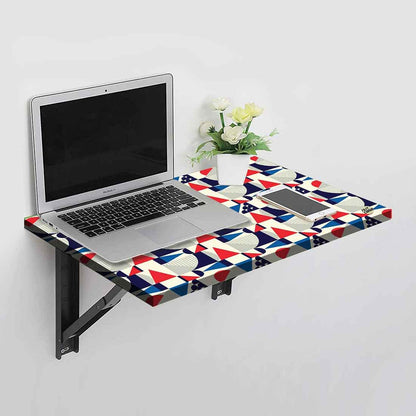 Wall Mounted Table for WFH - Retro Geometric Nutcase