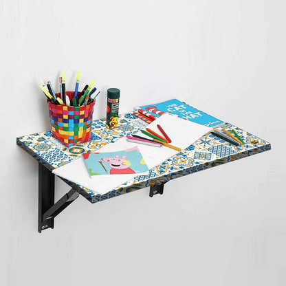 Wall Mounted Table for WFH - Moroccan Design Nutcase