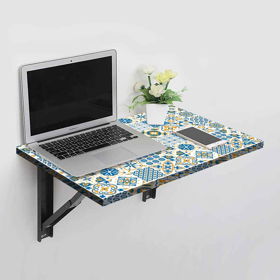 Buy Wall Mounted Table for WFH Moroccan Design Online India Nutcase
