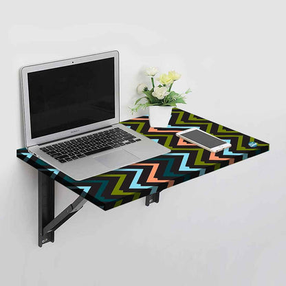 Wall Mounted Small Study Table -  Zig Zag Nutcase