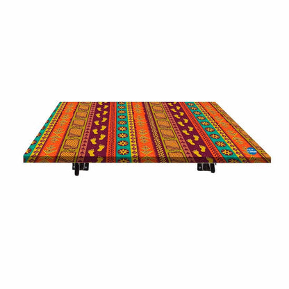 Wall Mounted Folding Study Table Study Table -  Aztec Pattern Nutcase