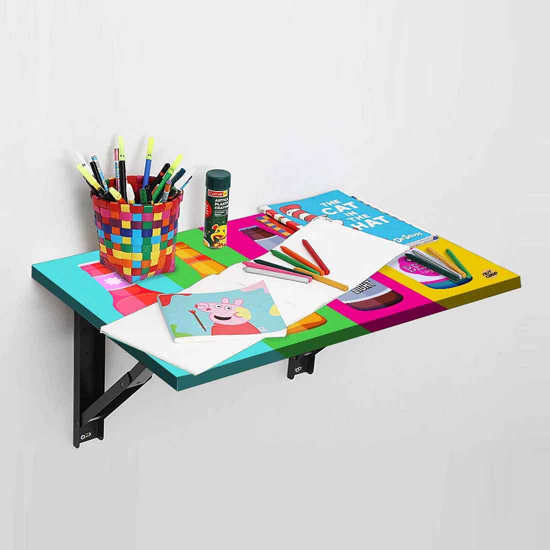 Wall Mounted Folding Study Table - - Beer Nutcase