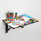 Foldable Study Table Wall Mounted -  Retro  Design Nutcase