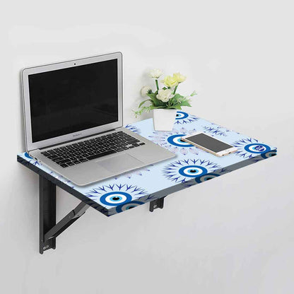 Designer Wall Mounted Foldable Study Table for Kids - Evil Eye Protector Nutcase