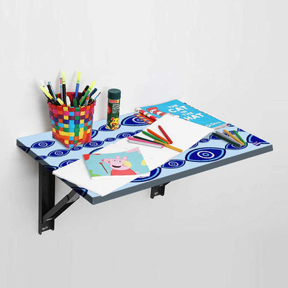 Modern Wall Mounted Foldable Study Table for Children - Evil Eye Protector Nutcase