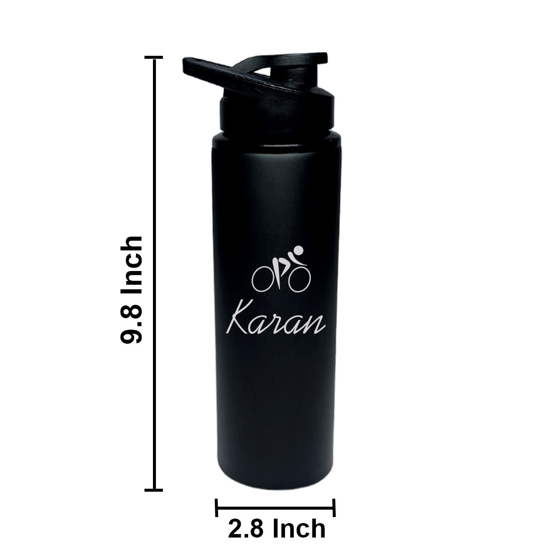 Personalized Engraved Water Bottles With Name Sipper Bottle for Cycling