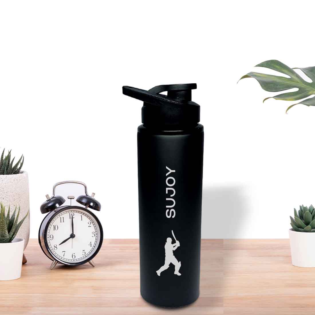 Customized Stainless Steel Bottle With Sipper for School Office Use - Cricket