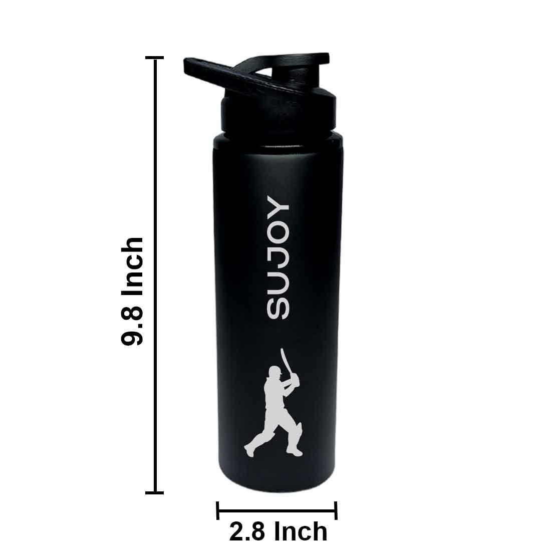 Customized Stainless Steel Bottle With Sipper for School Office Use - Cricket