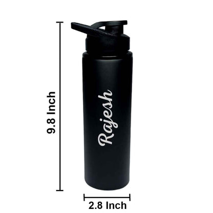 Personalised Cute Sipper Water Bottle With Name for Fridge and Sports Bottle