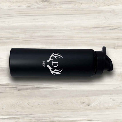 Personalized Sipper Bottles Bottles for School Office Stainless Steel - Monogram