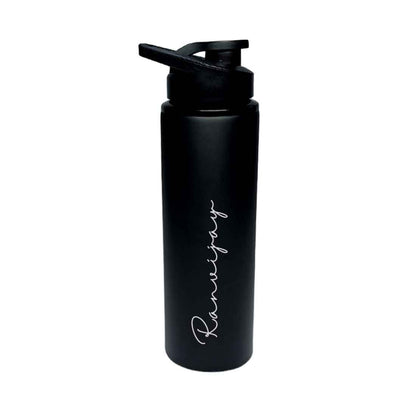 Personalized Steel Sipper Water Bottle With Engraving for Office Use