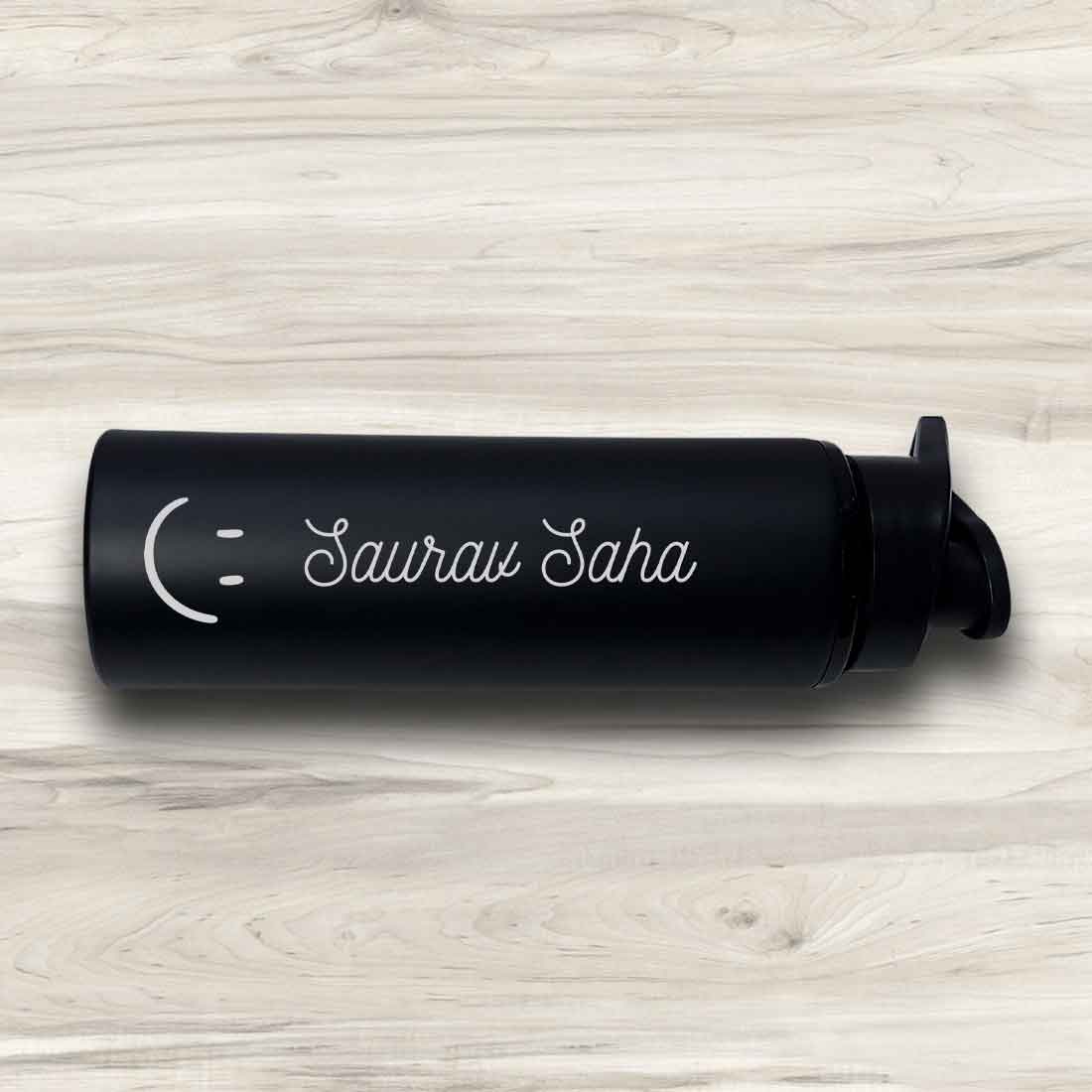 Sparkle Gift and Decor Personalised Aluminium Sports Sipper/Water Bottle  Printed Name Customized (Black Colour), Customized Water Bottle with Name, Personalised  Water Bottle for Kids : Amazon.in: Home & Kitchen