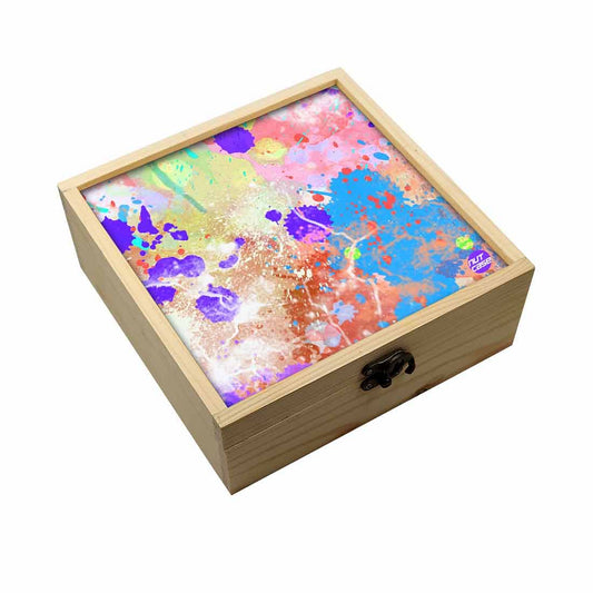 Jewellery Box Makepup Organizer -  Watercolor Paint Nutcase