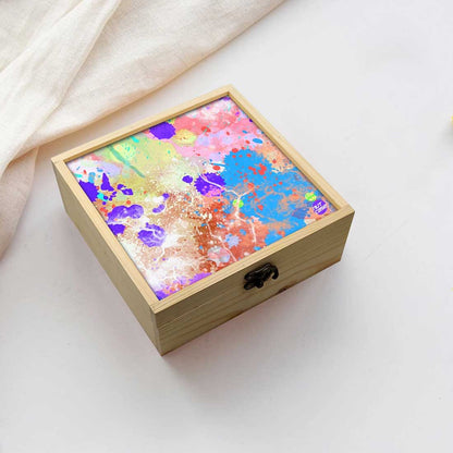 Jewellery Box Makepup Organizer -  Watercolor Paint Nutcase