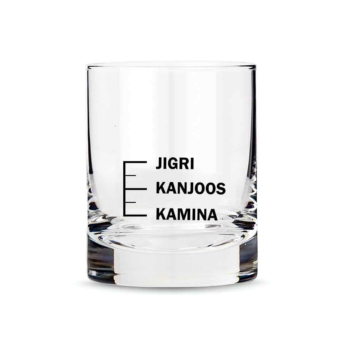 SET OF 8 Whiskey Glasses Liquor Glasses-  - KAMINA KANJOOS JIGRI -with shipping Nutcase