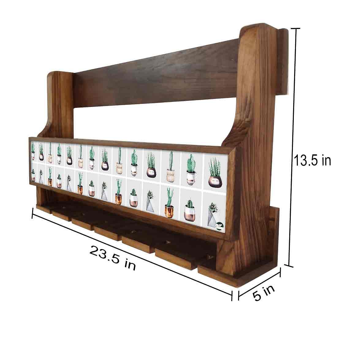 Wine Glass Bottle Display Rack