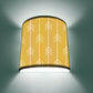 Yellow Wall Lamp Arc Shaped Bedside Lamps Nutcase