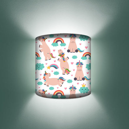 Unicorn Bedside Wall Lamp for Kids Room Nutcase