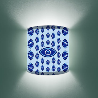 Designer Arc Wall Mounted Lamp Lights Half Shade Bedside - Evil Eye Protector Nutcase