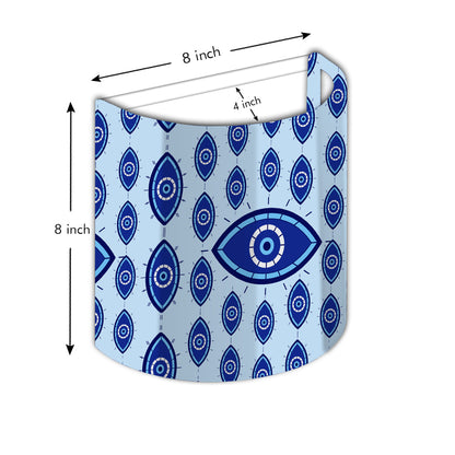 Designer Arc Wall Mounted Lamp Lights Half Shade Bedside - Evil Eye Protector Nutcase