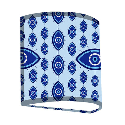 Designer Arc Wall Mounted Lamp Lights Half Shade Bedside - Evil Eye Protector Nutcase