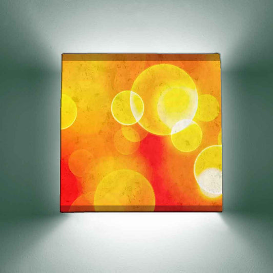 Modern Bedroom Wall Lamp  -  Yellow Bokeh Nutcase