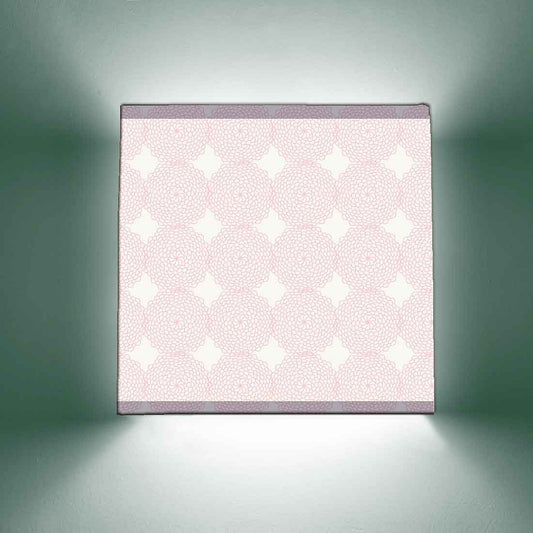 Modern Designer Wall Lamp  -  Baby Pink Nutcase