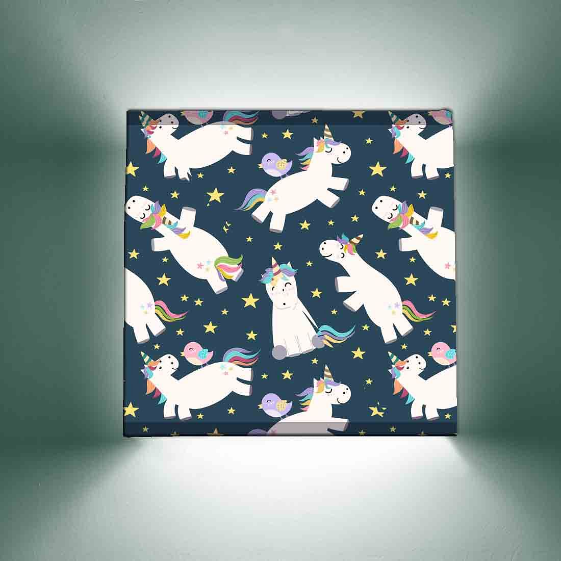 Children's Designer Wall Lamp - Unicorn Nutcase