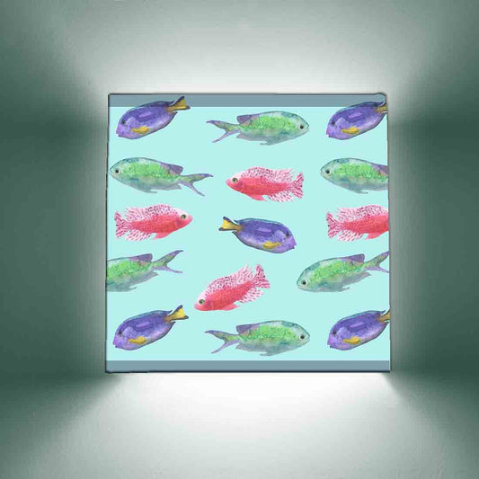 Cute Designer Wall Lamp  -  Fishes Nutcase