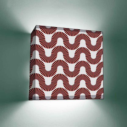 Creative Square Wall Lamp - Waves Lines Nutcase