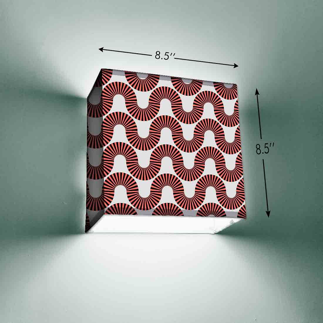 Creative Square Wall Lamp - Waves Lines Nutcase