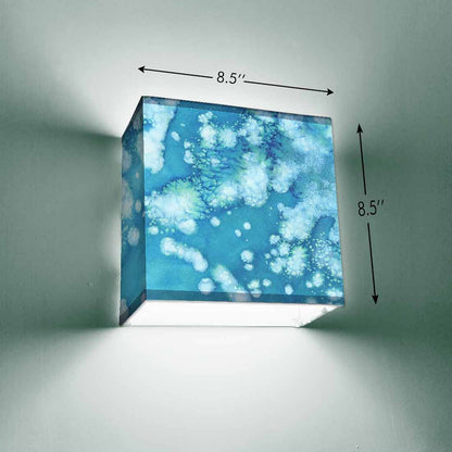 Latest Blue Square Wall Lamp - Watercolor Nutcase