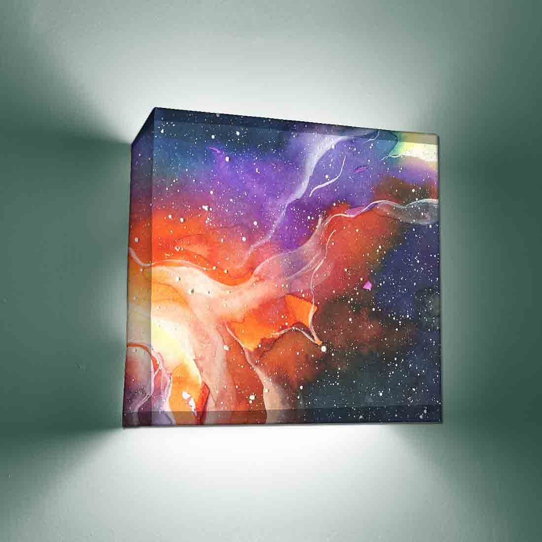 Stylish Square Wall Lamp Night Light - Galaxy Nutcase