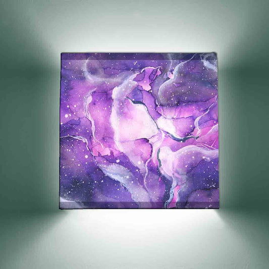 New Purple Wall Lamp Night Light -  Watercolor Nutcase