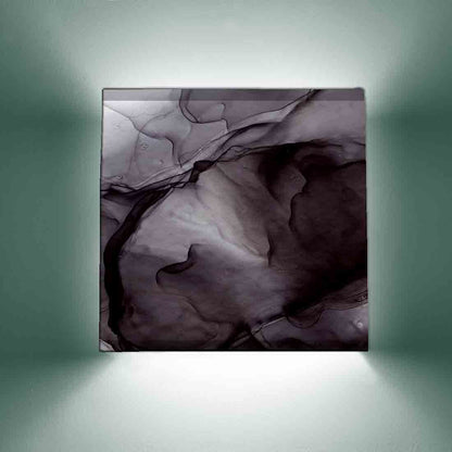 Modern Indoor Wall Lamp - Smoky Watercolor Nutcase