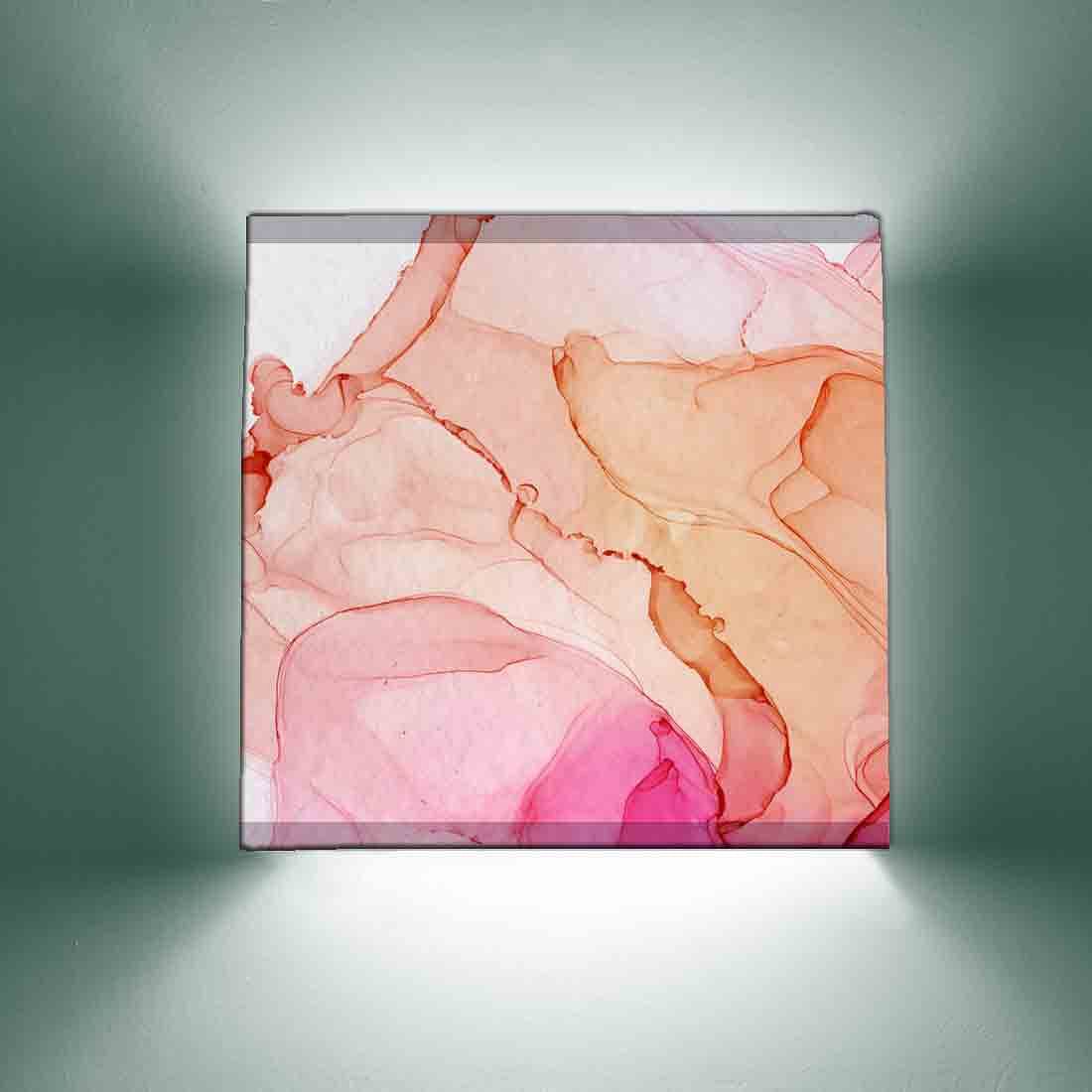 Fancy Bedroom Wall Lamp - Pink Watercolor Nutcase