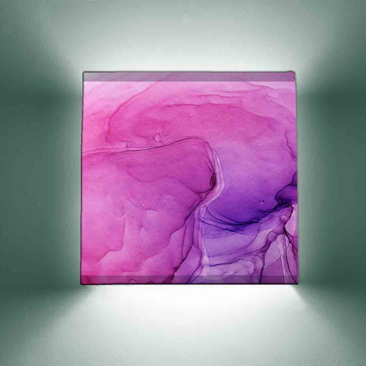 New Cool Wall Lamp  -  Pink Watercolor Nutcase