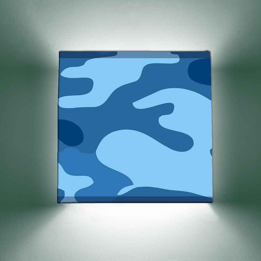 Modern LivingRoom Wall Lamp  - Blue Army Nutcase