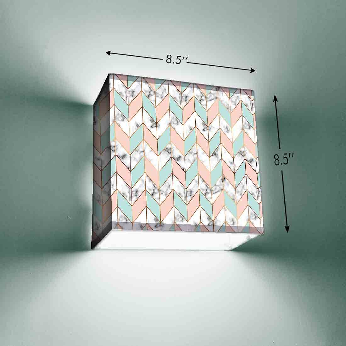 Modern Designer Wall Lamp - Zig-Zag Lines Nutcase