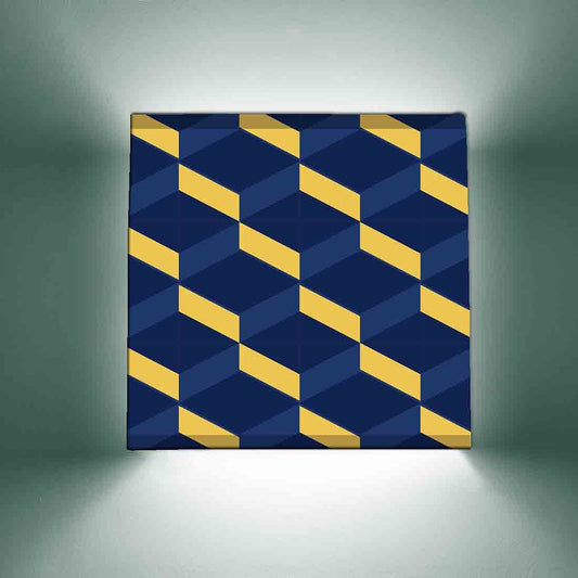 Bedroom Side Wall Lamp  -  Yellow & Blue Nutcase